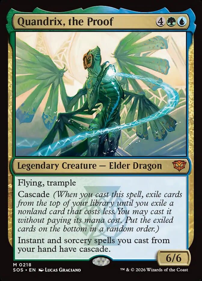 Quandrix, the Proof Foil