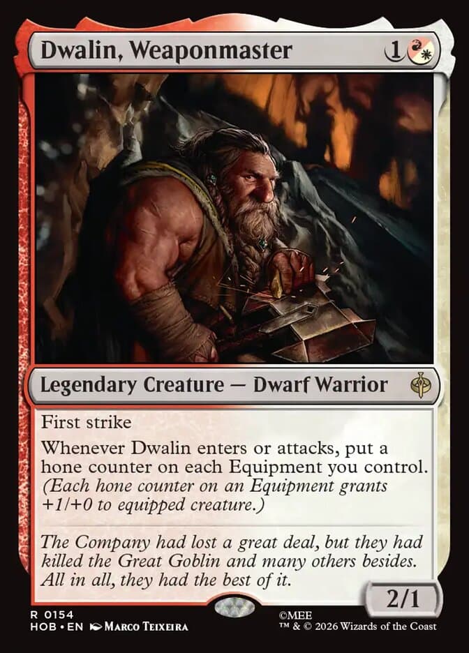 Dwalin, Weaponmaster Foil