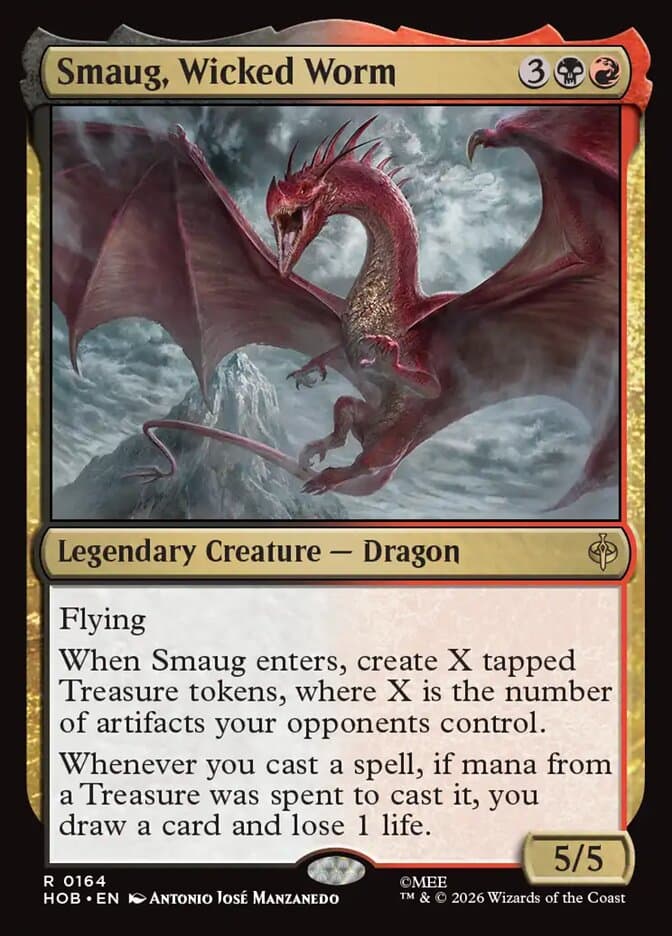 Smaug, Wicked Worm Foil