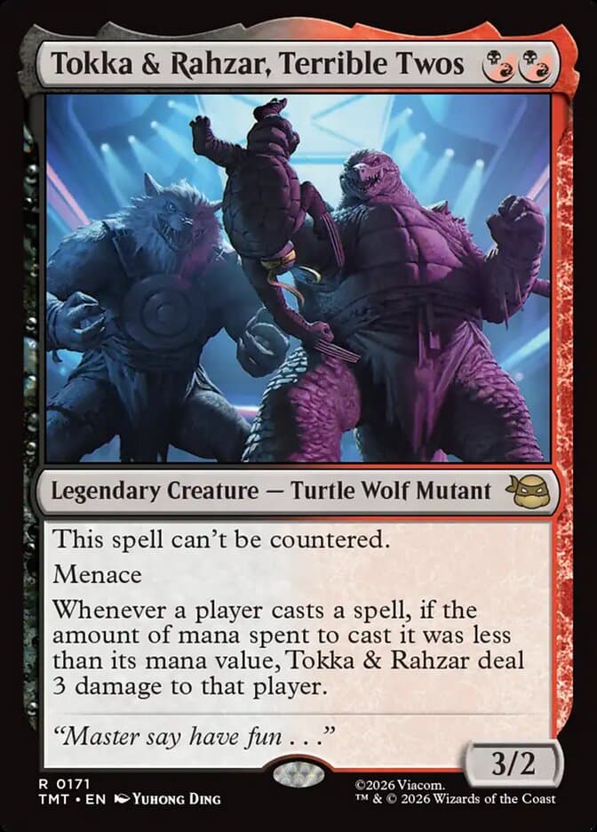 Tokka & Rahzar, Terrible Twos Foil