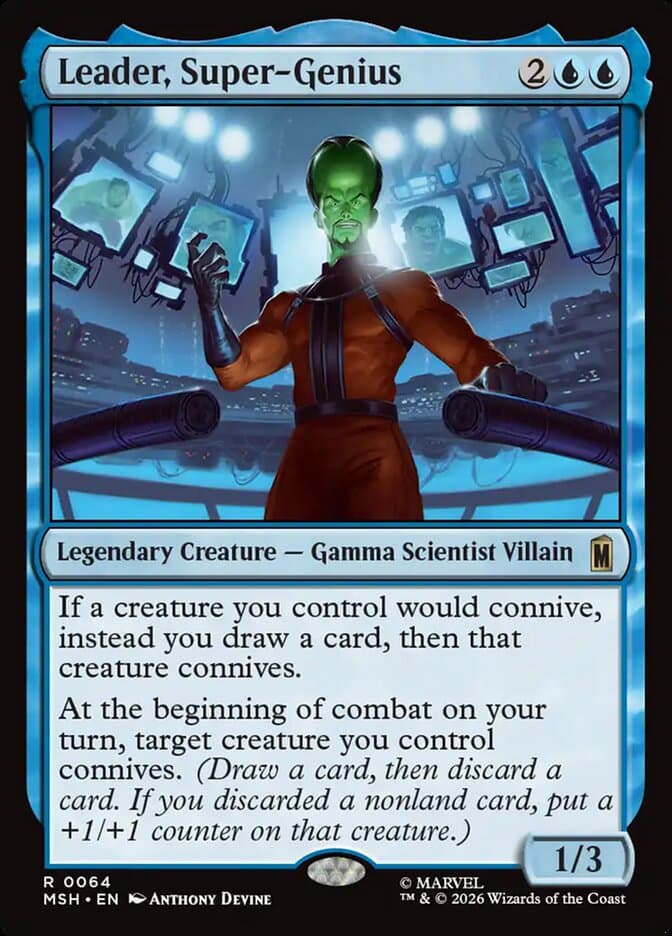 Leader, Super-Genius Foil