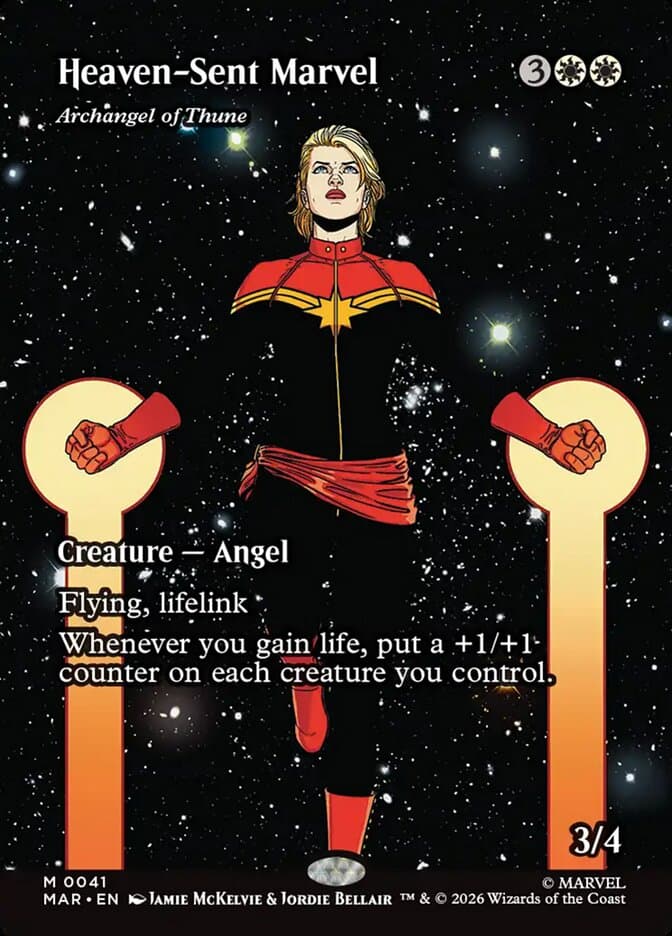 Heaven-Sent Marvel - Archangel of Thune Borderless