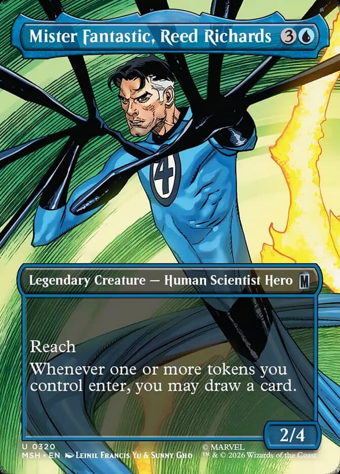 Mister Fantastic, Reed Richards Borderless Foil