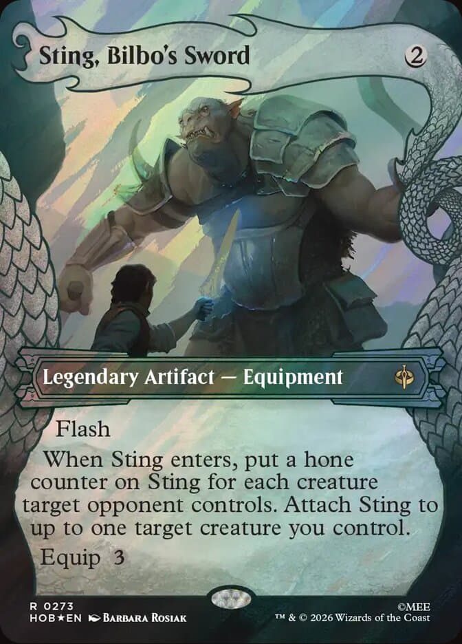 Sting, Bilbo's Sword Showcase Surge Foil