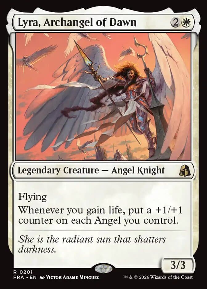 Lyra, Archangel of Dawn Foil