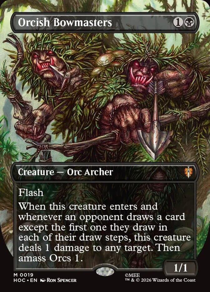 Orcish Bowmasters Borderless Foil