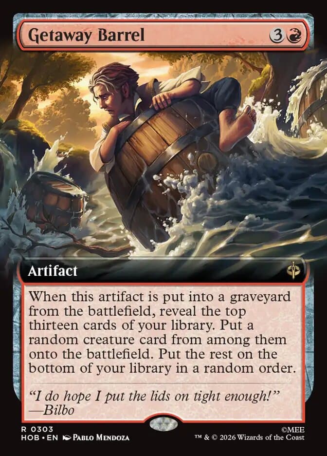 Getaway Barrel Extended Art Foil
