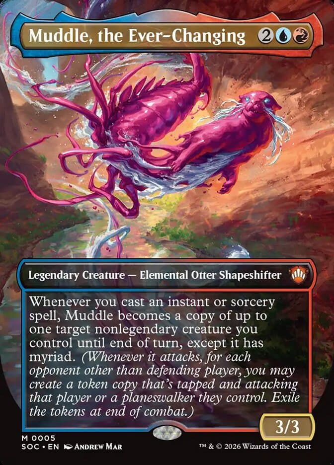 Muddle, the Ever-Changing Borderless Foil