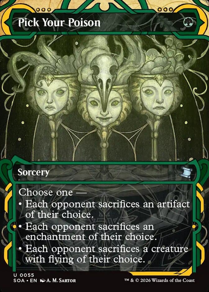 Pick Your Poison Showcase Foil