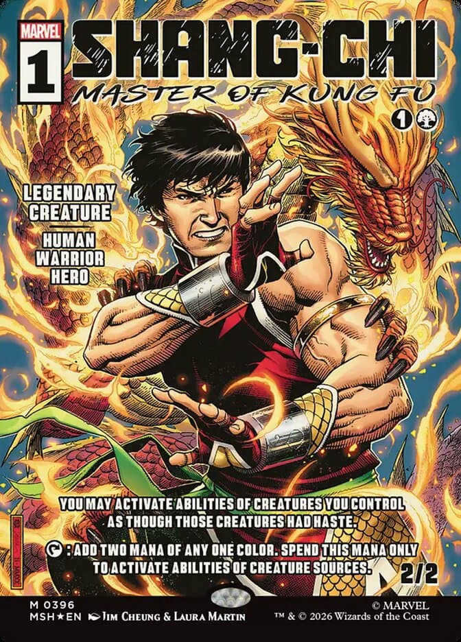 Shang-Chi, Master of Kung Fu Borderless Foil