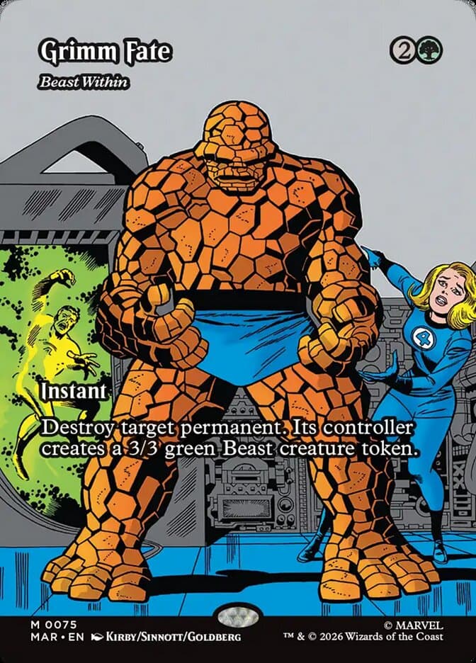 Grimm Fate - Beast Within Borderless Foil