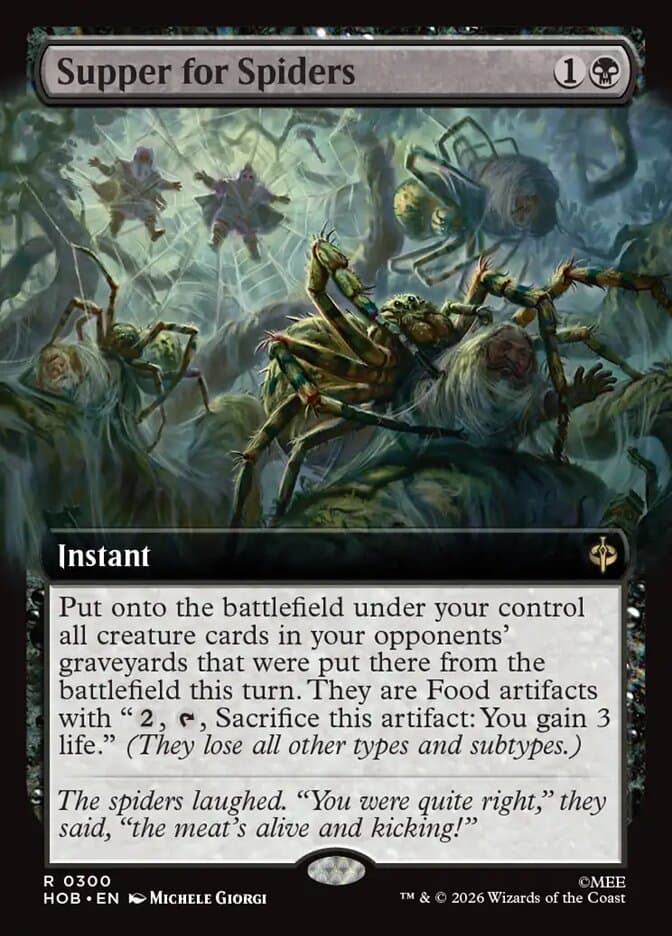 Supper for Spiders Extended Art Foil