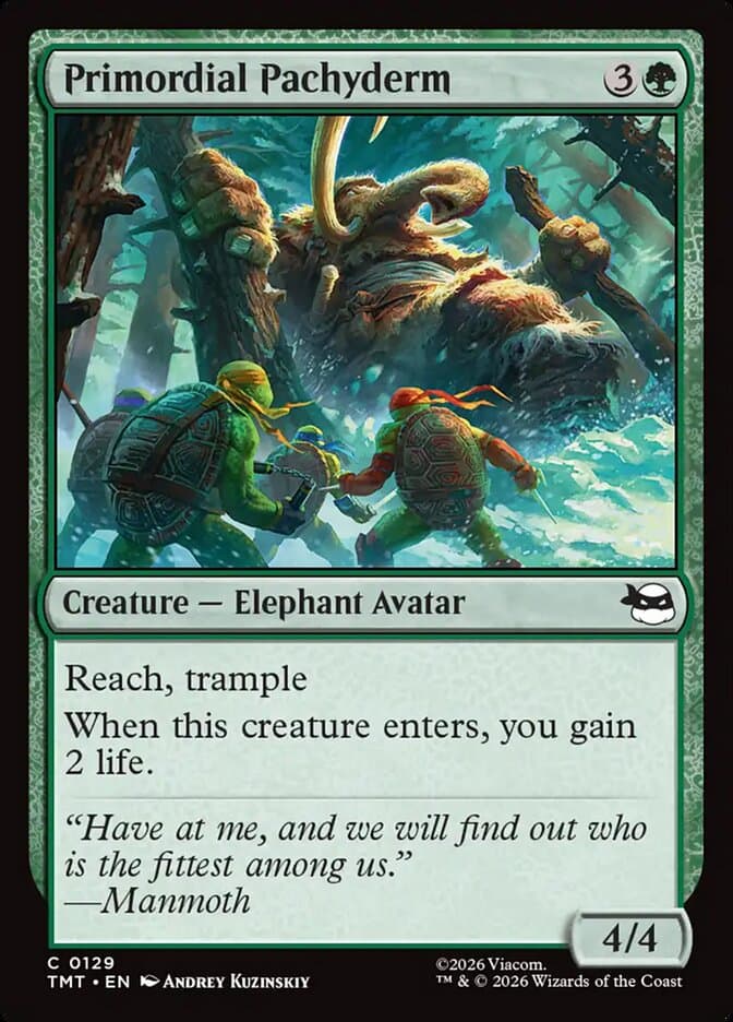 Primordial Pachyderm Foil