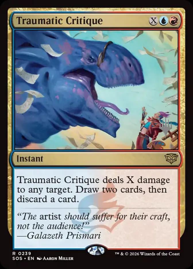 Traumatic Critique Foil Promo