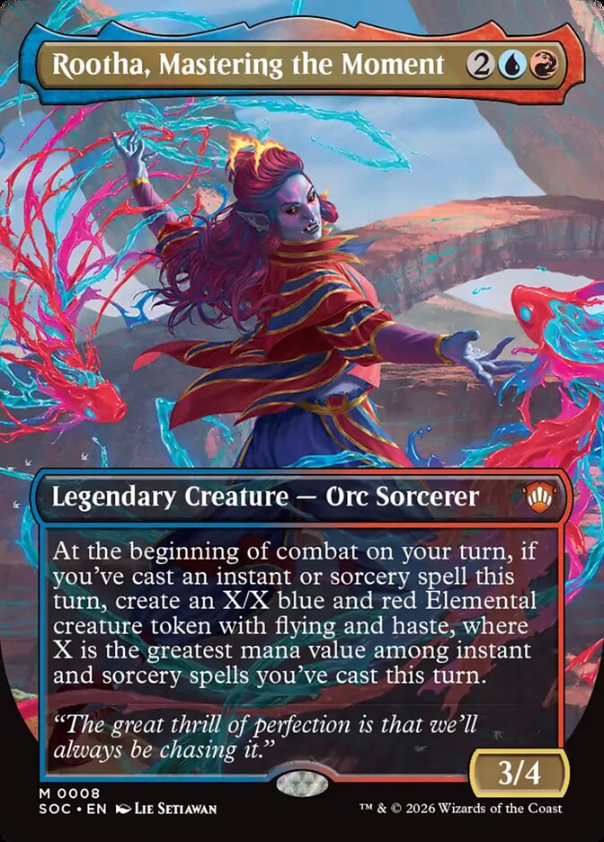 Rootha, Mastering the Moment Borderless