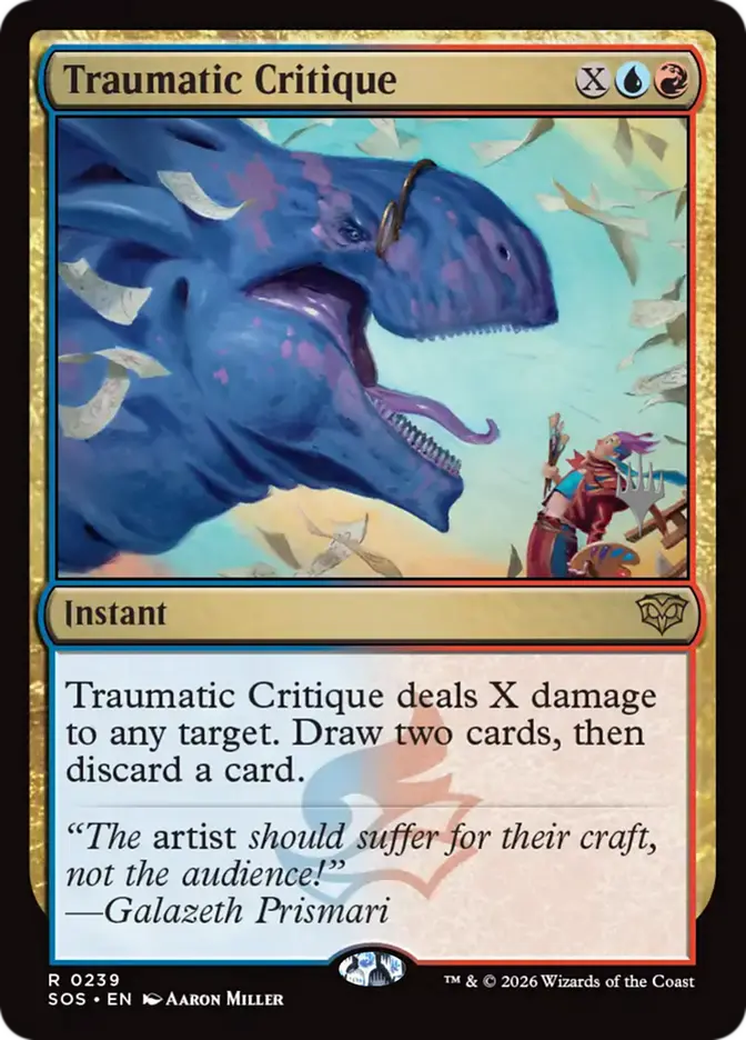Traumatic Critique Foil Promo