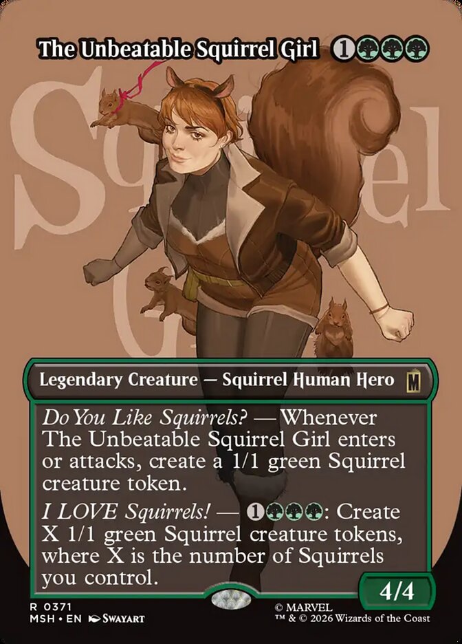 The Unbeatable Squirrel Girl Borderless Foil